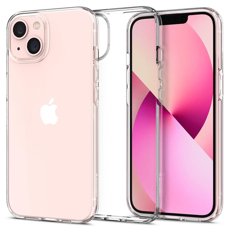 Spigen Case Liquid Crystal iPhone 13 Clear - Telefoonhoesje - Beschermhoesje