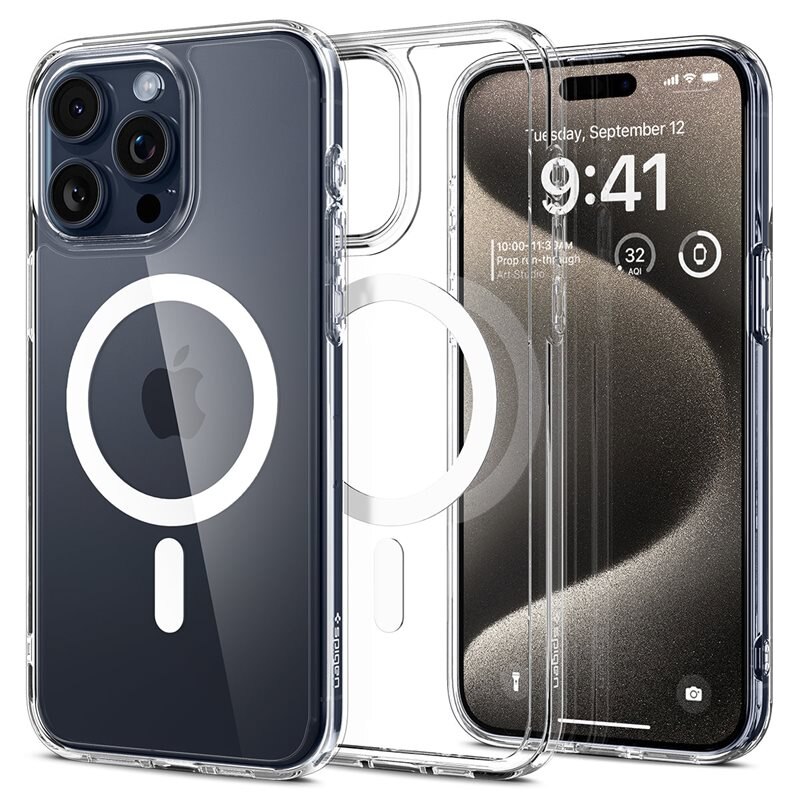 Spigen Case Ultra Hybrid MagSafe iPhone 15 Pro Max White