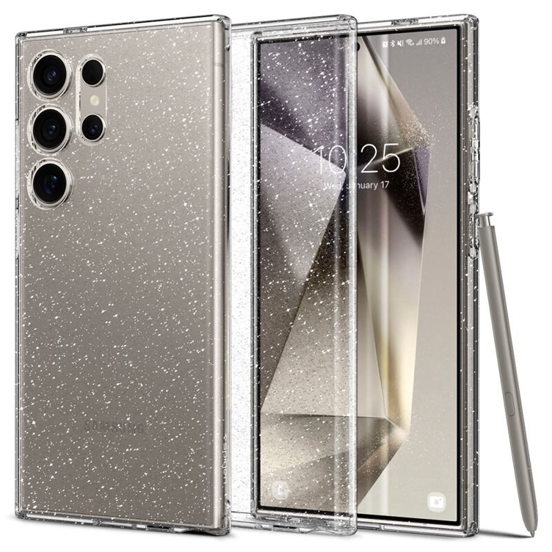 Spigen Case Liquid Crystal Samsung Galaxy S24 Ultra Glitter Crystal - Telefoonhoesje - Beschermhoesje