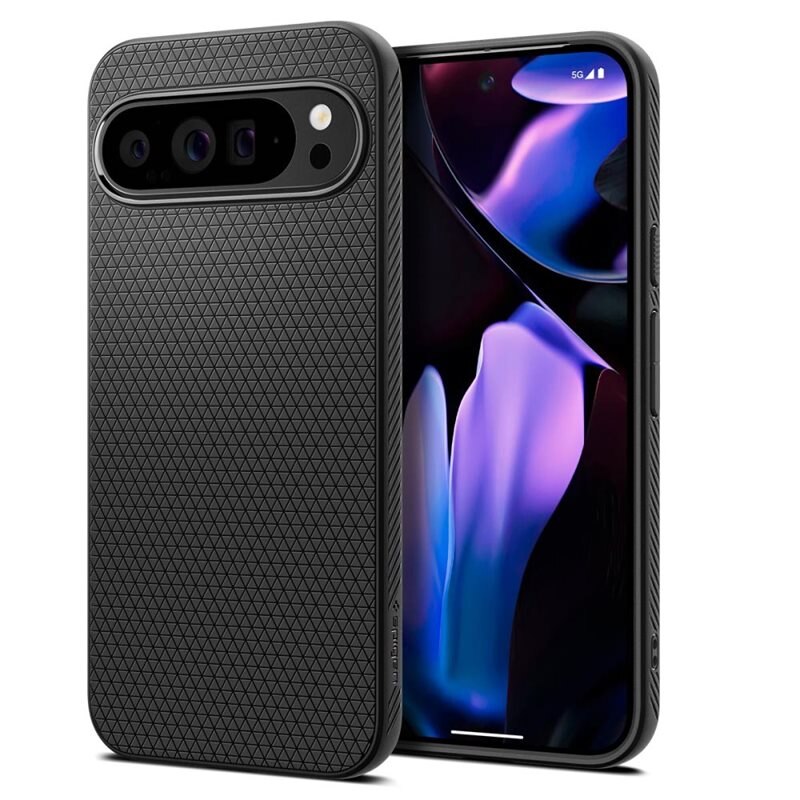 Spigen Case Liquid Air Google Pixel 9 Pro XL Matte Black - Stijlvol, minimalistisch hoesje