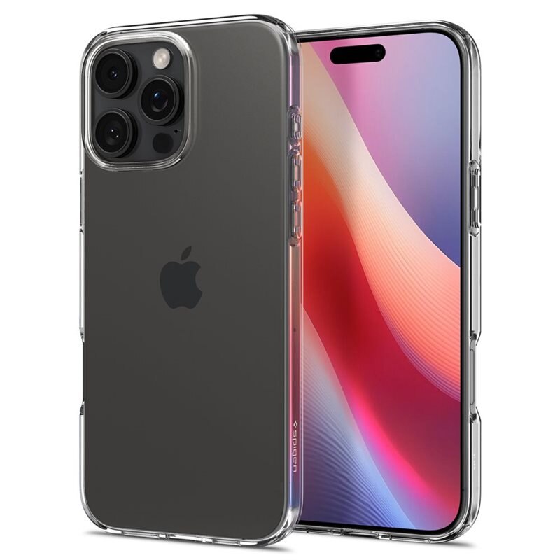 Spigen Case Liquid Crystal iPhone 16 Pro Max Crystal Clear - Telefoonhoesje - Beschermhoesje