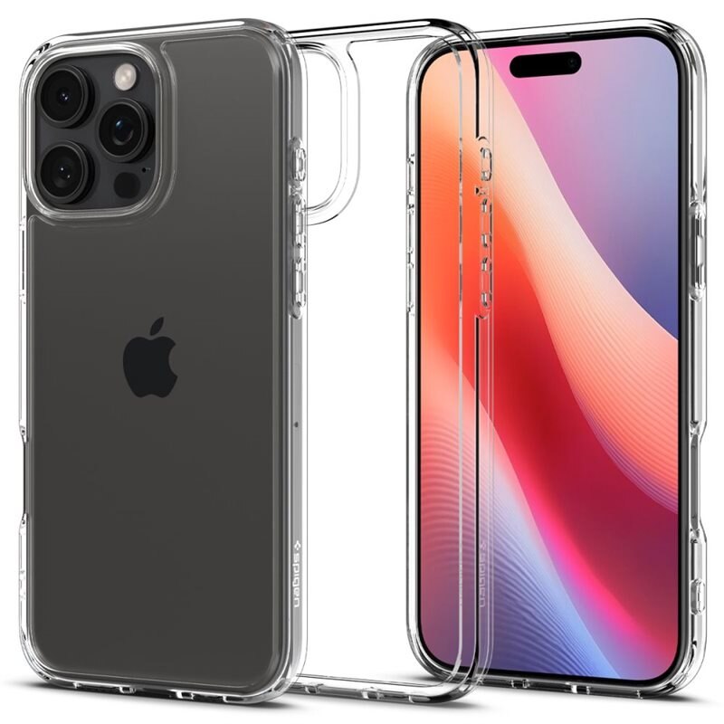 Spigen Case Ultra Hybrid iPhone 16 Pro Max Crystal Clear - Telefoonhoesje - Beschermhoesje