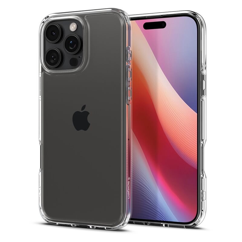 Spigen Case Ultra Hybrid iPhone 16 Pro Crystal Clear - Telefoonhoesje - Beschermhoesje
