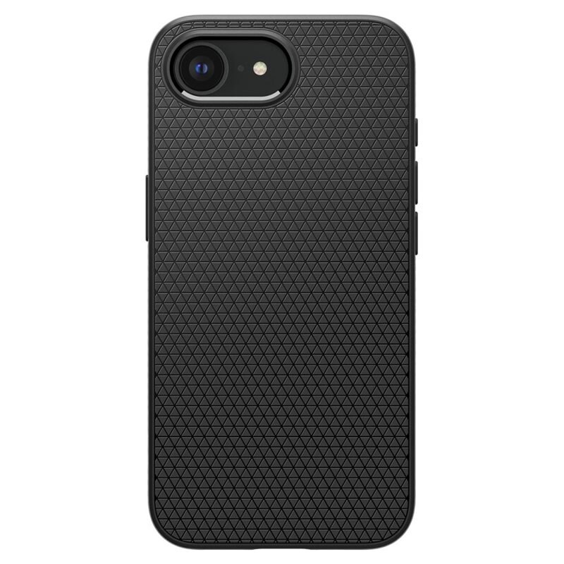 Spigen Case Liquid Air iPhone 16e Matte Black - Stijlvol, minimalistisch hoesje