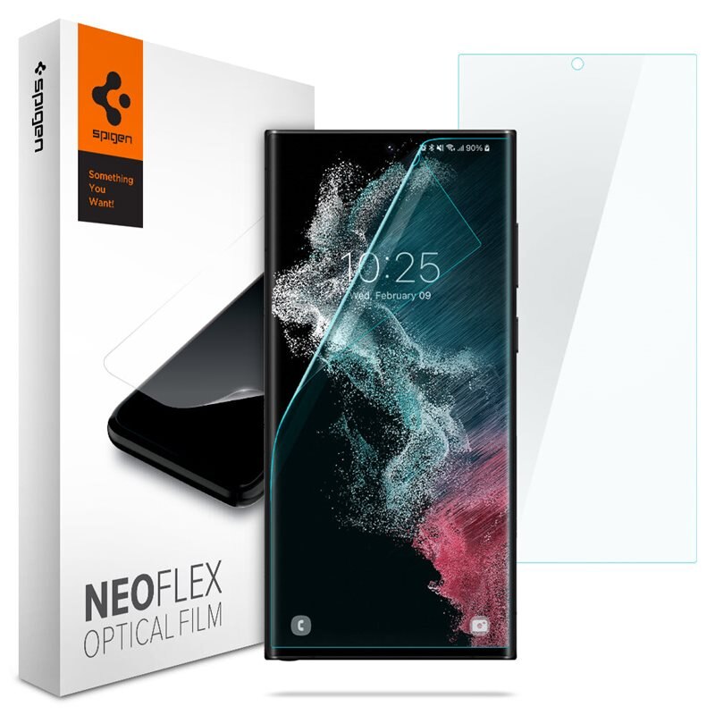 Spigen Screen Protector Neo Flex (2-pack) Samsung Galaxy S22 Ultra - Bescherm het scherm van kant tot kant