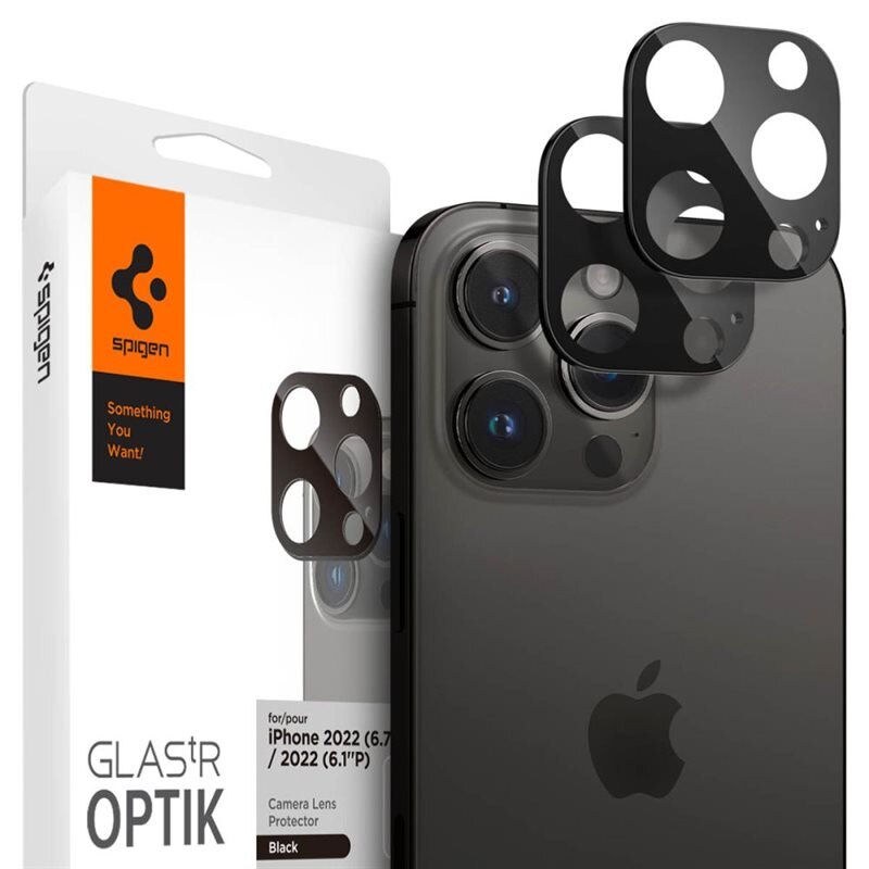 Spigen Optik Lens Protector (2-pack) iPhone 15 Pro - Camerabescherming - Lensbeschermer