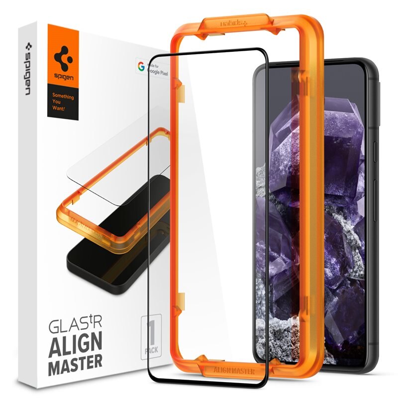 Spigen AlignMaster GLAS.tR Full Cover Google Pixel 8 - Beschermglas van gehard glas