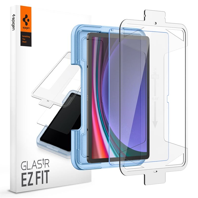 Spigen Screen Protector GLAS.tR EZ Fit Samsung Galaxy Tab S9 - Beschermglas van gehard glas - Eenvoudig aan te brengen