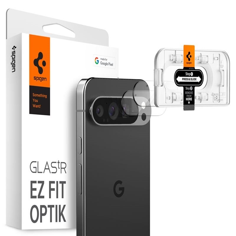 Spigen Google Pixel 9 Pro XL EZ Fit Optik Lens Protector (2-pack) - Hoesje-vriendelijke beschermende lenskap