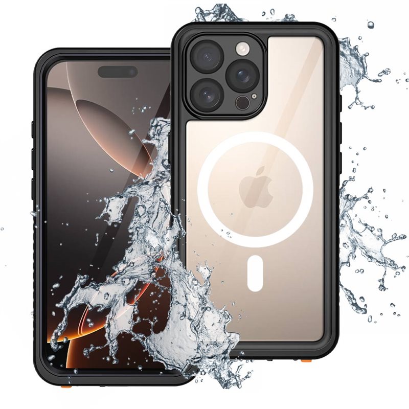 Armor-X AMN Waterproof Case MagSafe iPhone 16 Pro Max Black