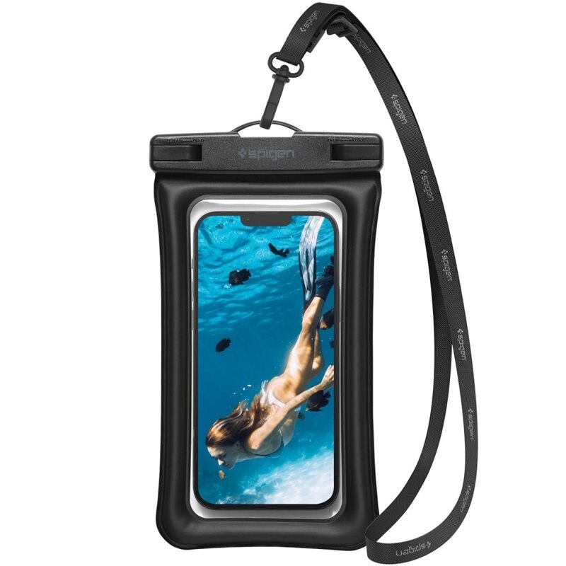 Spigen A610 Universal Waterproof Float Case Black