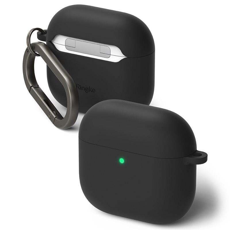Ringke Silicone Hoesje Apple AirPods 4 Black