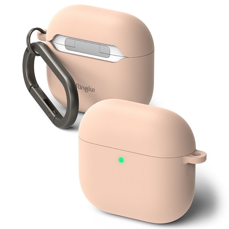 Ringke Silicone Hoesje Apple AirPods 4 Pink Sand