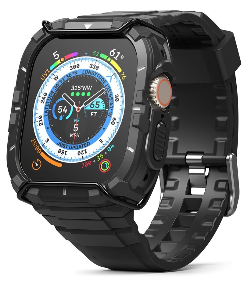 Ringke Fusion-X Guard Case+Band Apple Watch Ultra 2 49mm Black (White Index)