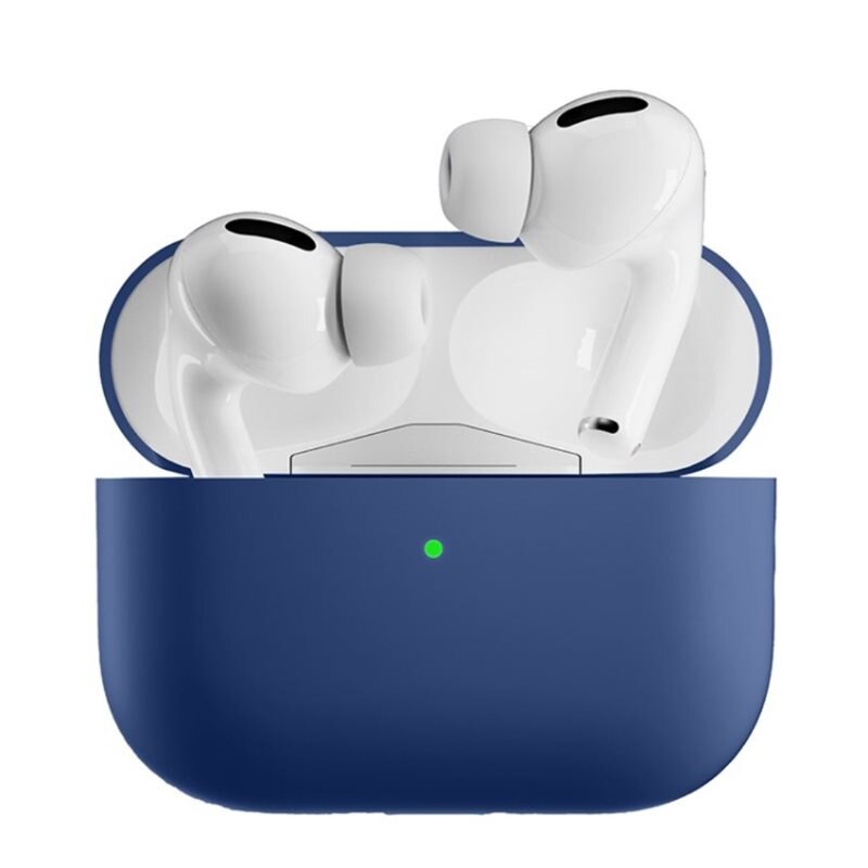 Apple AirPods Pro 2 Siliconen hoesje Blauw - Bescherming laadetui