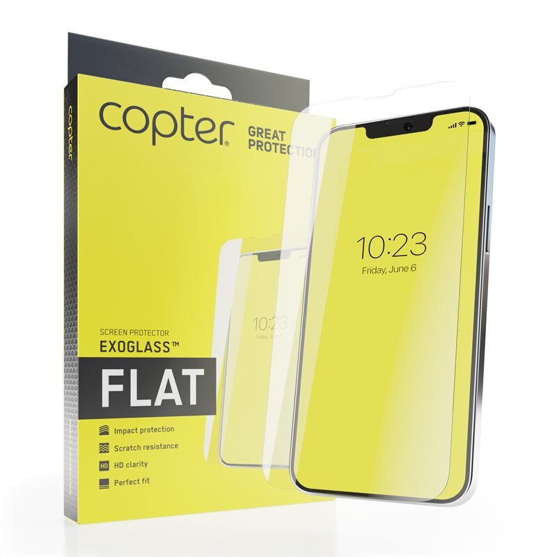 Copter Exoglass iPhone 15 - Beschermglas, makkelijk te installeren