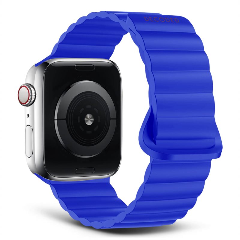 Decoded Silicone Traction Loop Strap Apple Watch 41mm Series 8 Galactic Blue