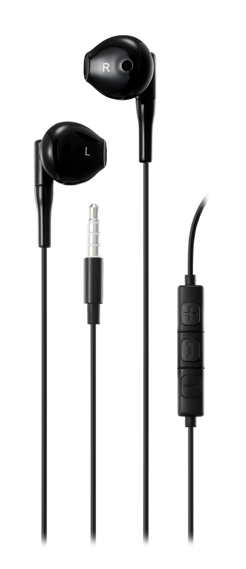 Streetz Semi-in-ear hoofdtelefoon 3.5mm zwart