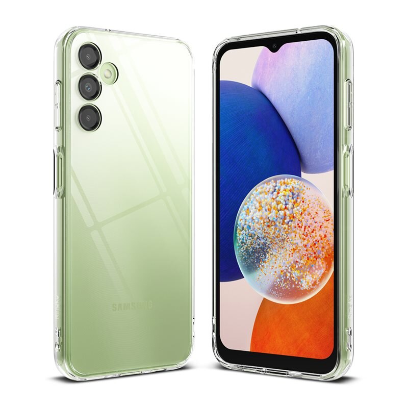 Ringke Fusion Case Samsung Galaxy A14 Transparant - Stylish tweedelig telefoonhoesje