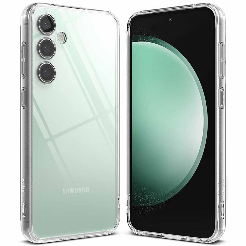 Ringke Fusion Case Samsung Galaxy S23 FE Transparant - Stylish tweedelig telefoonhoesje