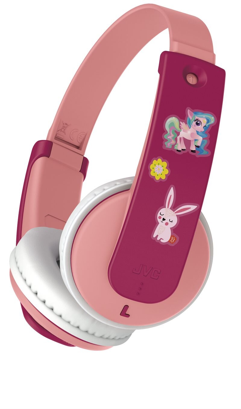 JVC Tinyphones On-Ear Wireless Kinderhoofdtelefoon roze