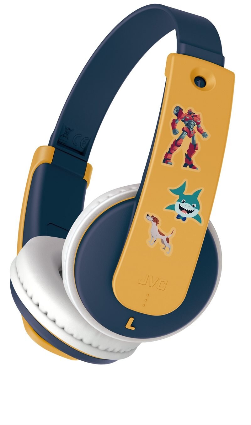 JVC Tinyphones On-Ear Wireless Kinderkoptelefoon geel
