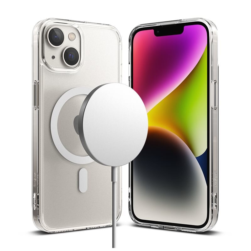 Ringke Fusion Magnetic Case iPhone 14 Plus Transparant - Telefoonhoesje met MagSafe