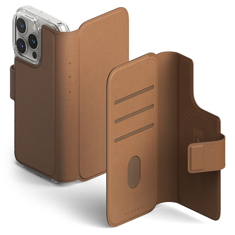 Ringke Folio Wallet Magnetic iPhone 13 Pro Brown