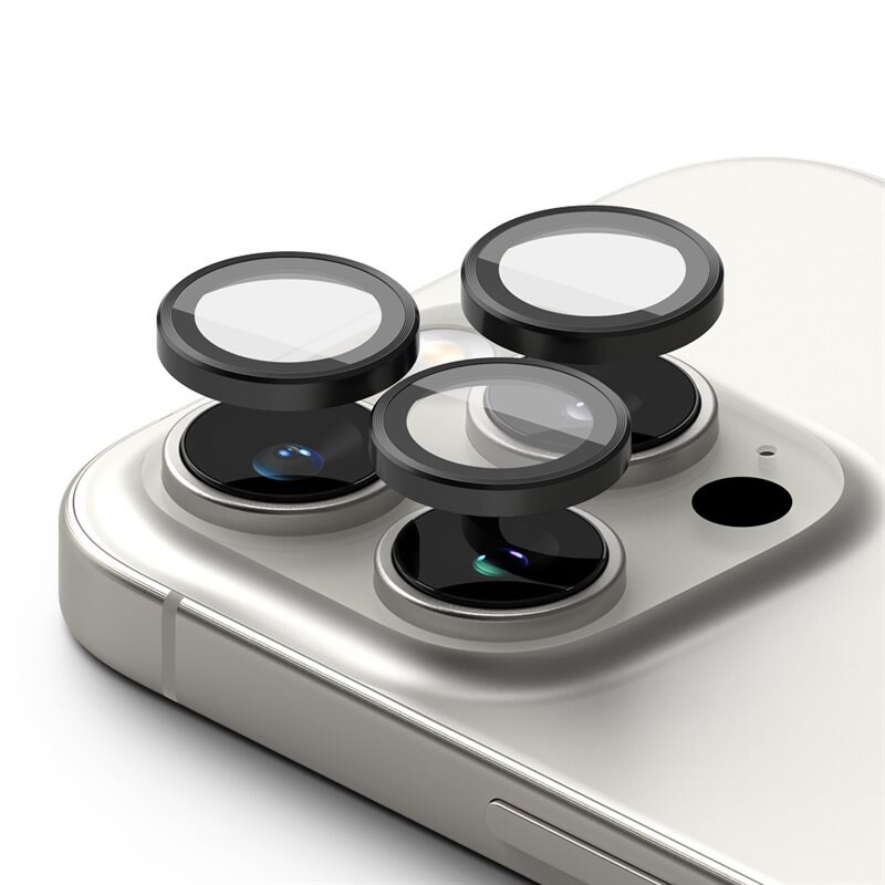 Ringke Camera Lens Frame Glass (2-pack) iPhone 16 Pro Black