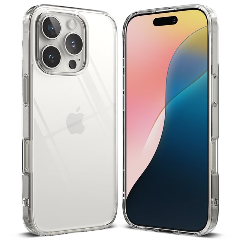 Ringke Fusion Case iPhone 16 Pro Transparant - Stylish tweedelig telefoonhoesje