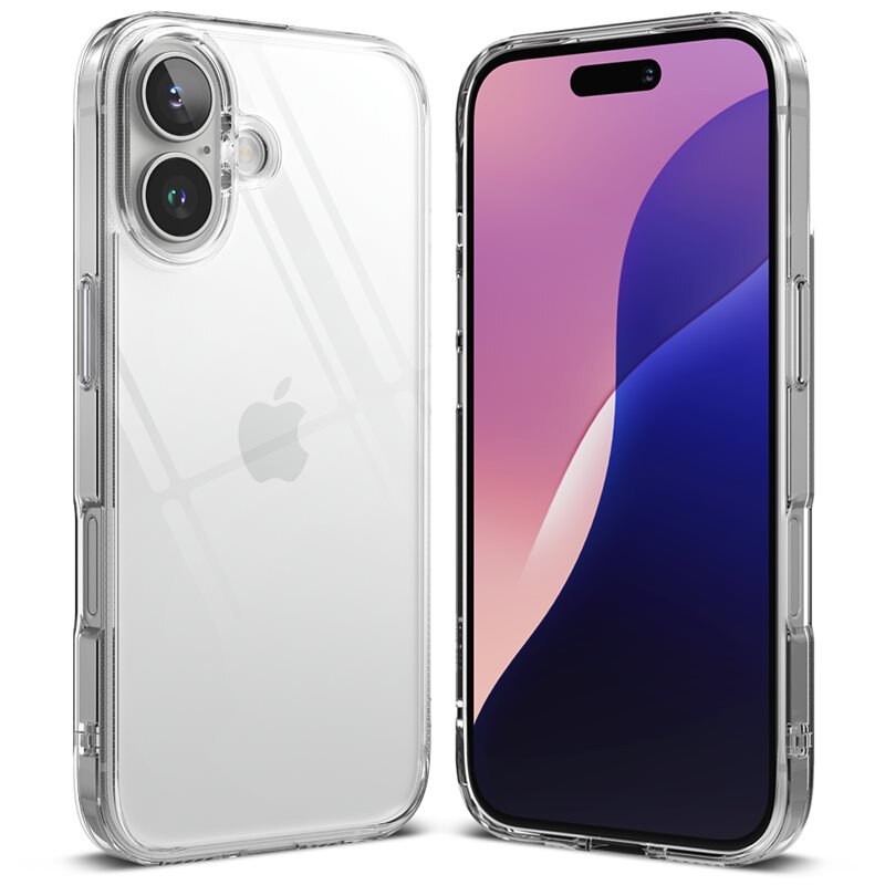 Ringke Fusion Case iPhone 16 Plus Transparant - Stylish tweedelig telefoonhoesje