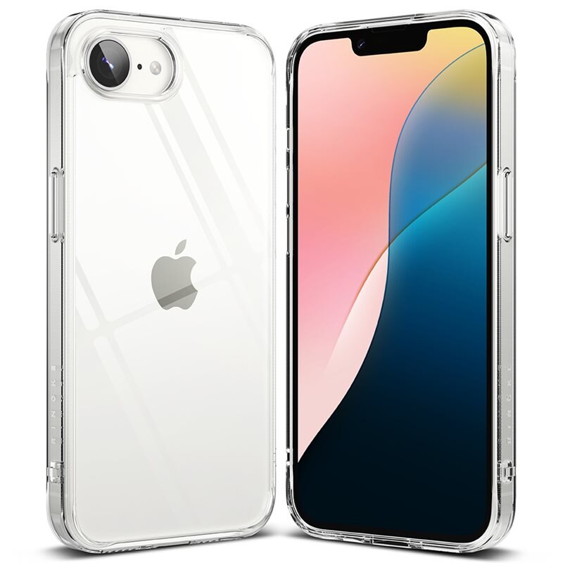 Ringke Fusion Case iPhone 16e Clear - Stylish tweedelig telefoonhoesje