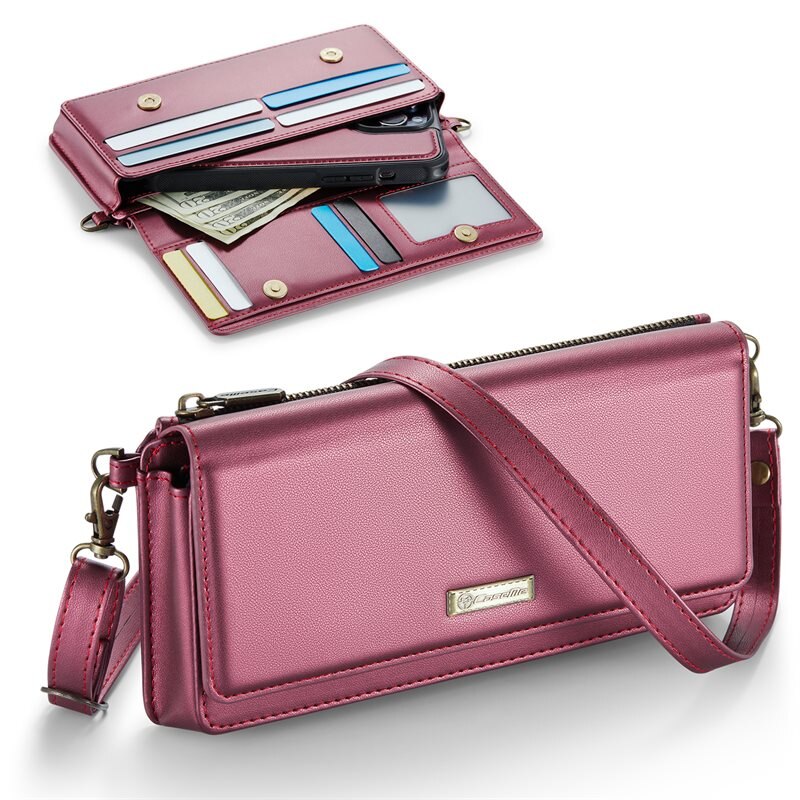 CaseMe Universale Crossbodytas bordeaux