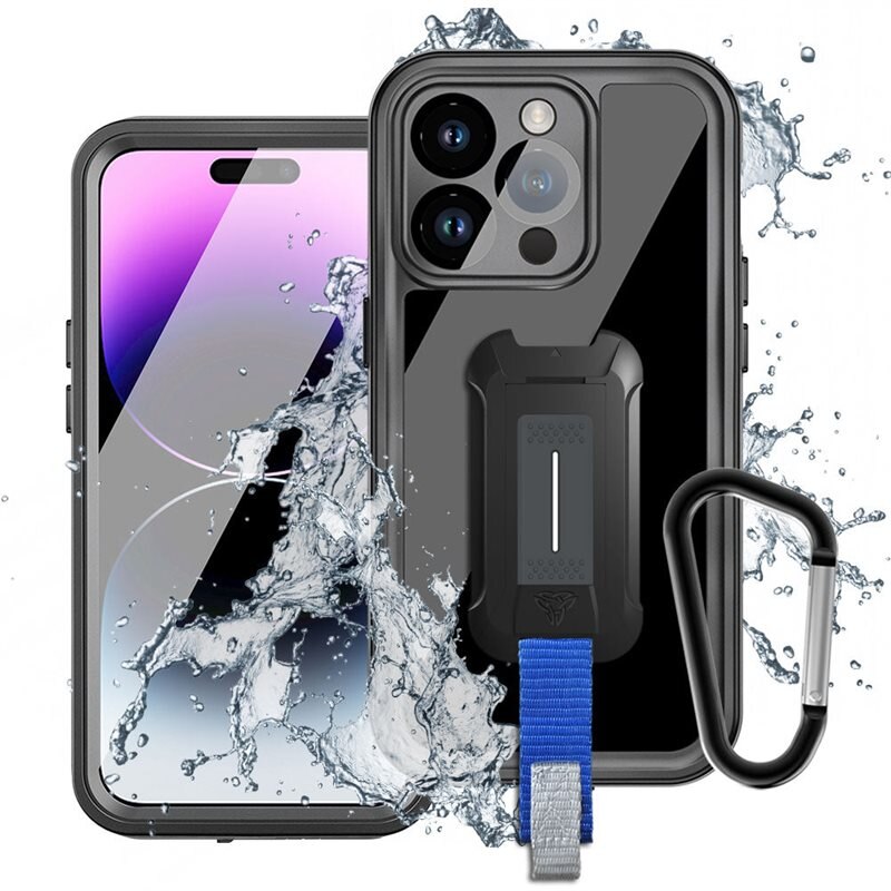 Armor-X MX Waterproof Case iPhone 14 Pro Black - Waterdicht en stootbestendig telefoonhoesje