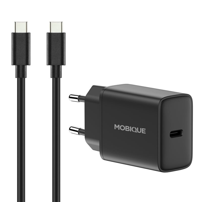 Complete oplader Huawei P30 Pro - 2m kabel & adapter USB-C Zwart