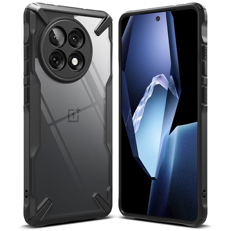Ringke Fusion X Case OnePlus 13R Zwart - Stoer, minimalistisch telefoonhoesje