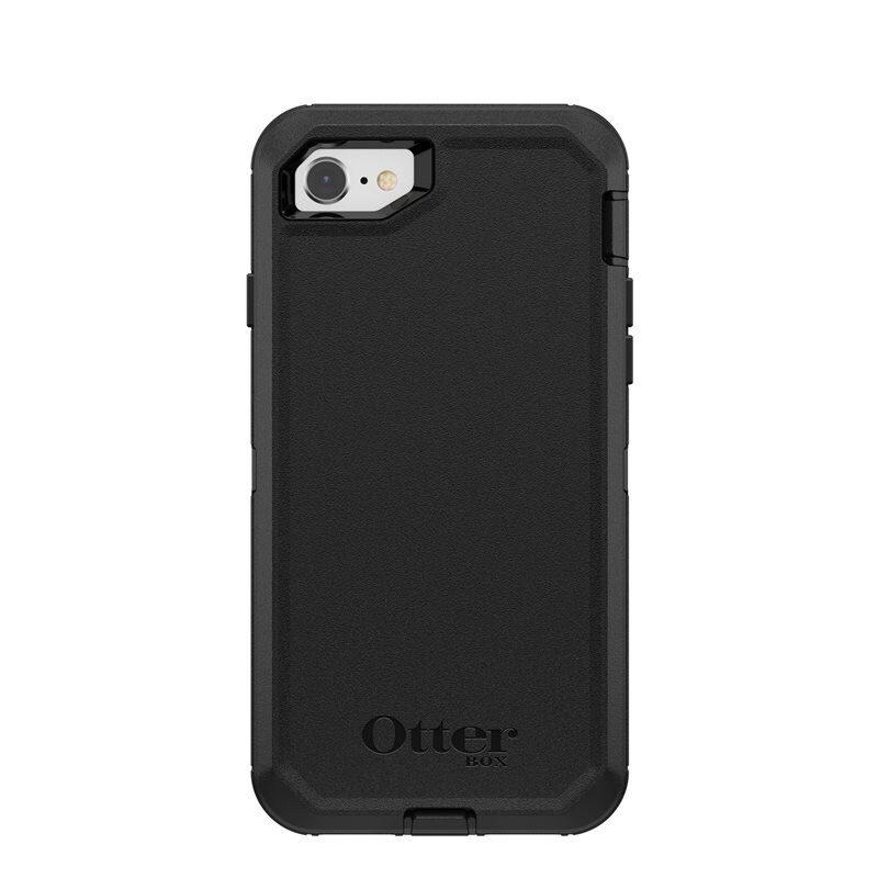 Otterbox Defender Case iPhone 8 Zwart - Hoesje met extreme stootbescherming. Broekclip inbegrepen