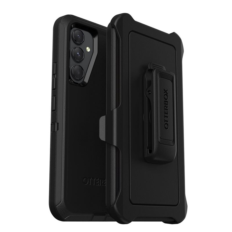 Otterbox Defender Case Samsung Galaxy A54 Zwart - Hoesje met extreme stootbescherming. Broekclip inbegrepen