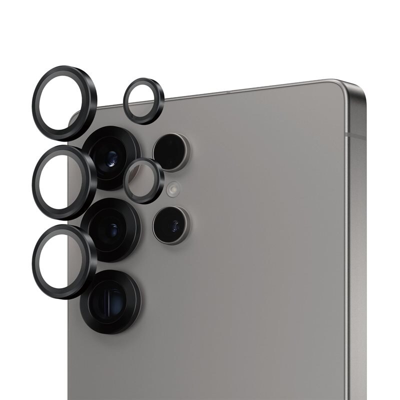 PanzerGlass Samsung Galaxy S25 Ultra Hoops Camera Lens Protector Zwart