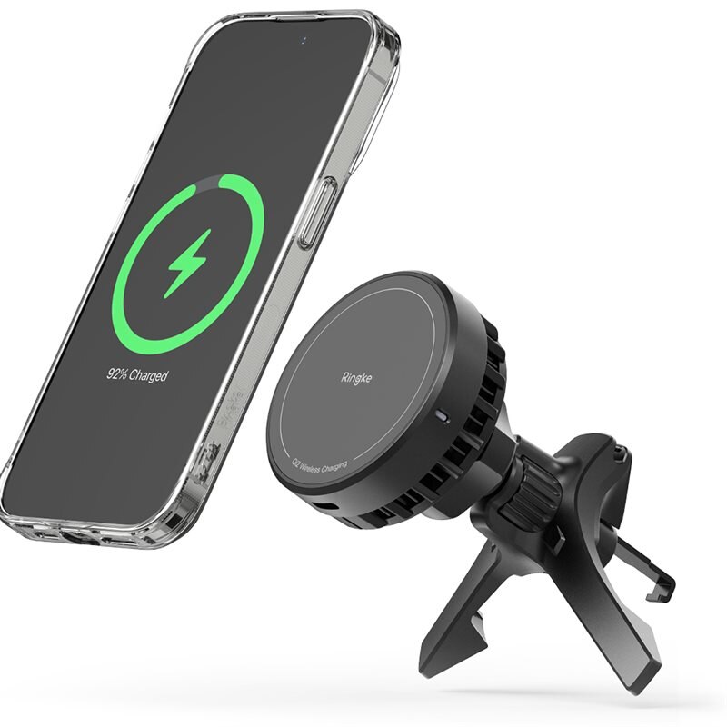 Ringke Peltier Qi2 MagSafe Autolader zwart