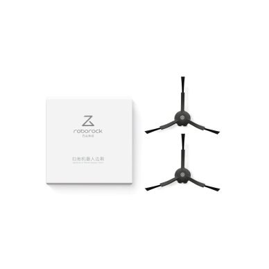 Roborock 2-pack Zijborstels Vinyl Roborock S5 zwart