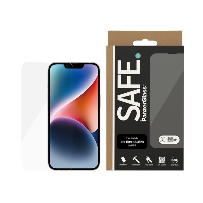 SAFE. by PanzerGlass iPhone 13 Pro Screen Protector Ultra Wide Fit - Hoogkwalitatieve schermbeschermer. Past met hoesjes