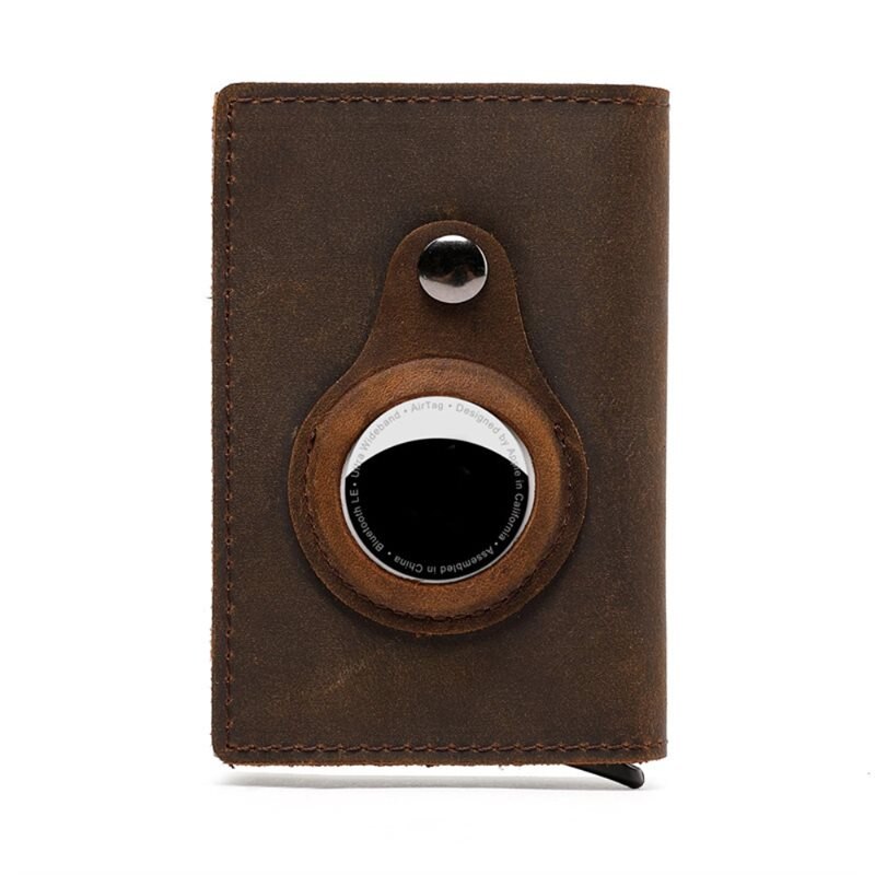 AirTag Pasjeshouder leer Bruin - Mooie, stylish pasjeshouder