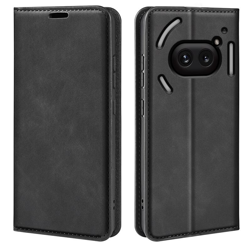 Nothing Phone 2a Slim Smartphonehoesje Zwart - Portemonneehoesje in slank ontwerp
