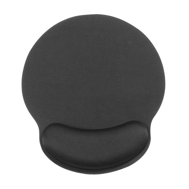 Ergonomische muismat met polssteun, zwart