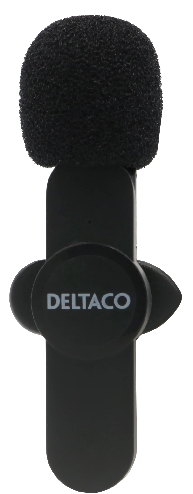 Deltaco Draadloos microfoontje zwart