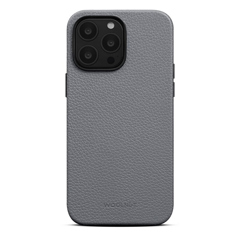 Woolnut Leather Case MagSafe iPhone 14 Pro Max Grey