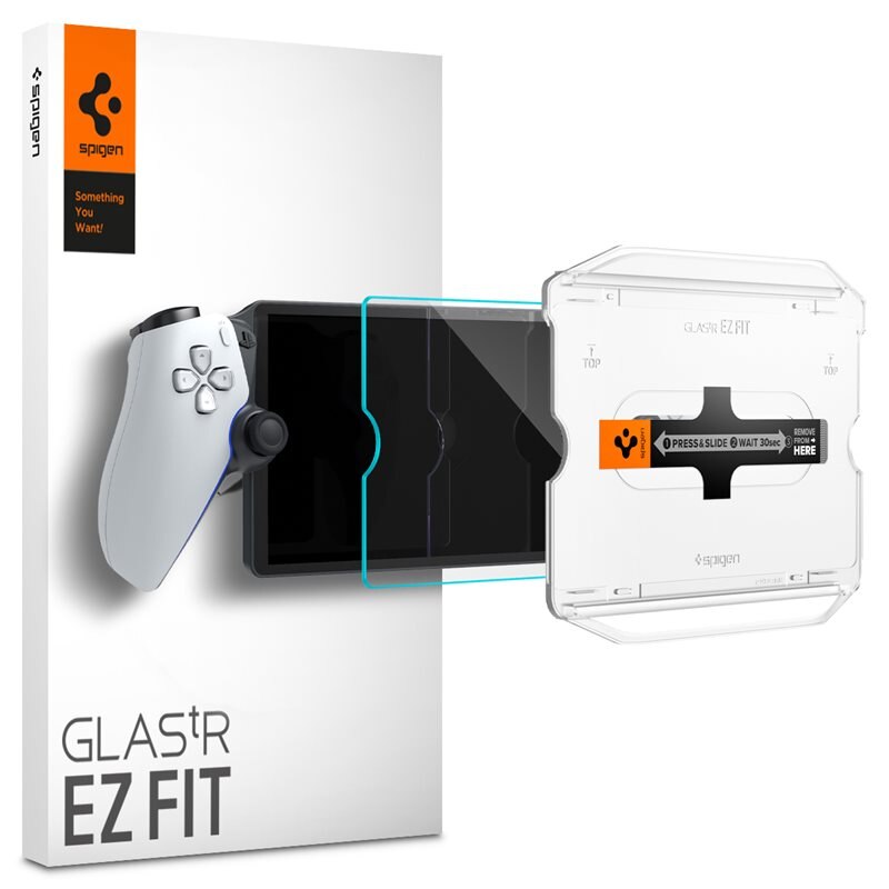 Spigen Screen Protector GLAS EZ Fit Sony PlayStation Portal - Beschermglas met installatieframe