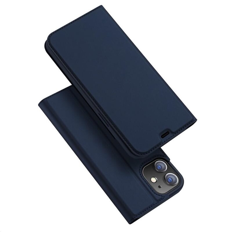 Dux Ducis Skin Pro Series iPhone 12/iPhone 12 Pro - Navy - Dun telefoonhoesje met pasjeshouder