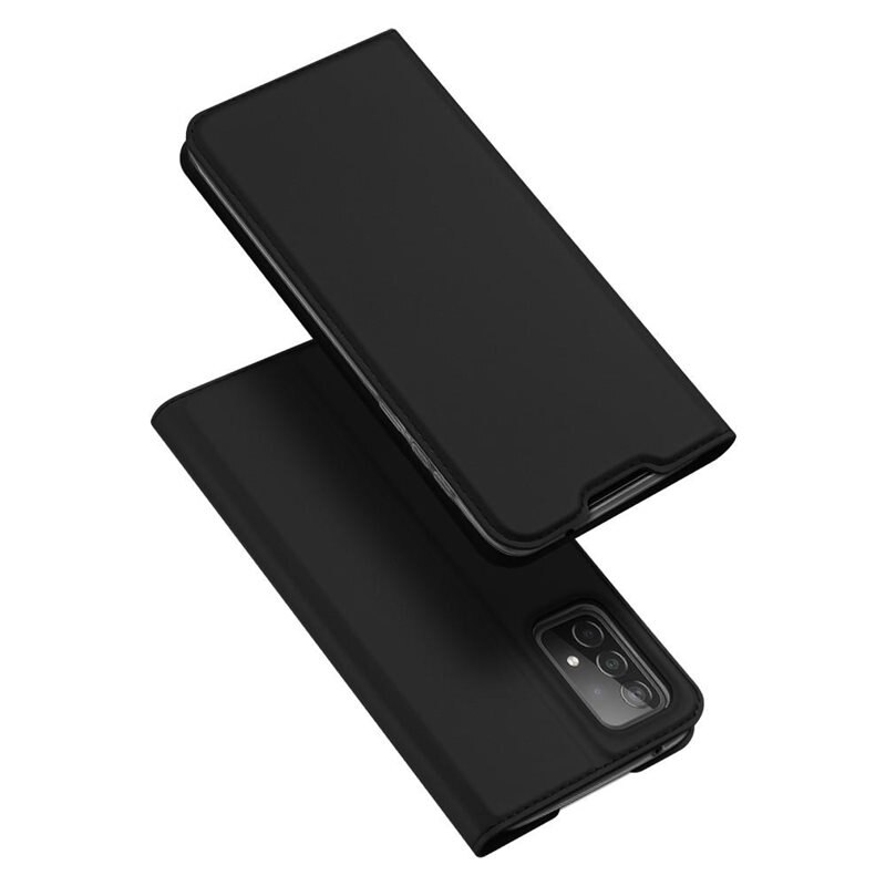 Dux Ducis Skin Pro Series Samsung Galaxy A52 5G - Zwart - Dun telefoonhoesje met pasjeshouder